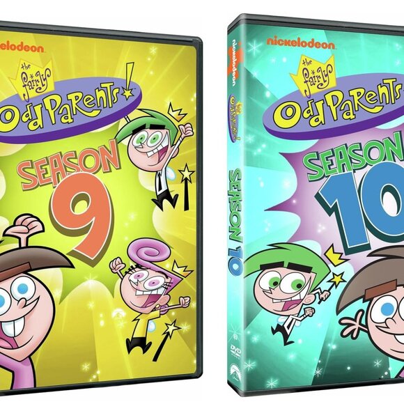 Fairly OddParents Other - Lot of 2 THE FAIRLY ODDPARENTS TV SERIES COMPLETE SEASON 9 & 10 DVDs New/Sealed!